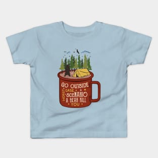 Mug camp bear Kids T-Shirt